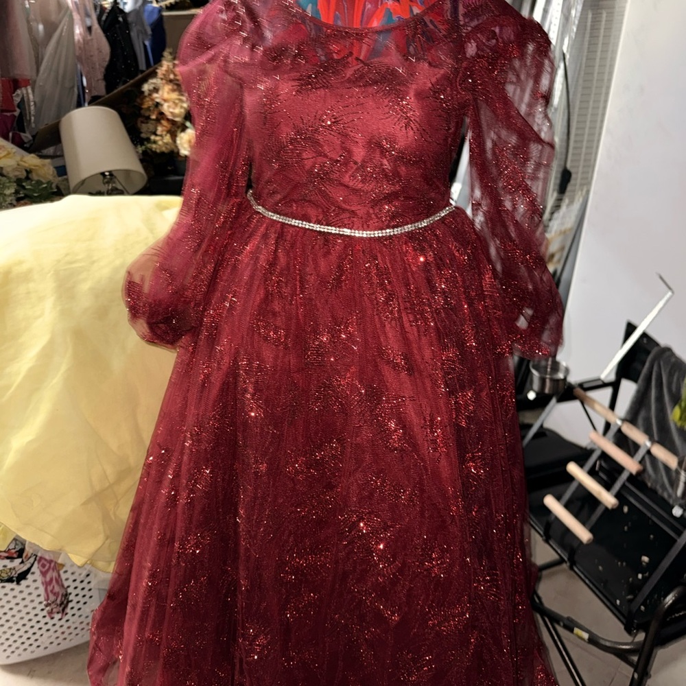 Kids Dress - elegant burgundy